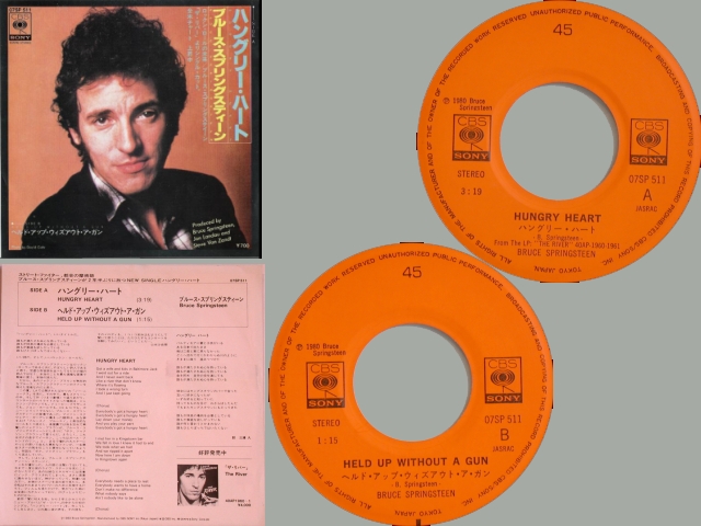 Bruce Springsteen - HUNGRY HEART / HELD UP WITHOUT A GUN